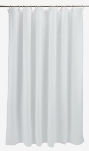 Shower curtain LOTTEFORS 180x200 white KRONBORG