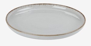 Krožnik FERDUS Ø19cm porcelan siva