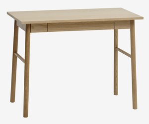 Písací stôl LANGELINIE 50x100 1 zásuvka dub