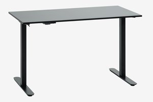 Höhenverstellbarer Schreibtisch SVANEKE 60x120 schwarz