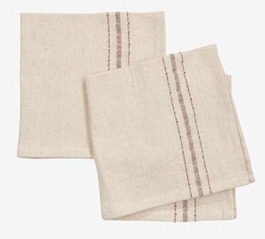 Cloth napkin KASTANIE 40x40 natural pack of 2
