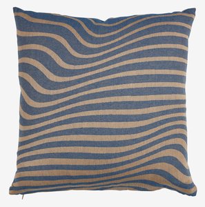 Sierkussen SYLARVE 45x45 blauw/beige