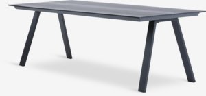 Mesa de jardín FAUSING A100xL220 negro