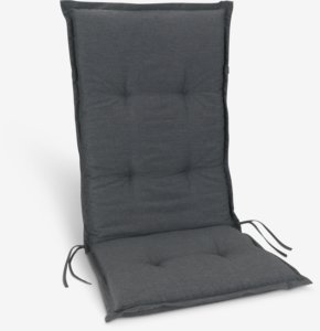 Cojín de jardín para silla reclinable HOPBALLE gris oscuro