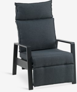 Лаунж крісло багатопозиційне VONGE чорний