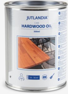 Holzöl JUTLANDIA für Hartholz 0,5 L braun