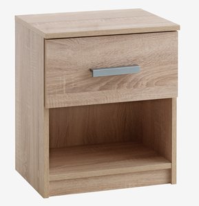 Bedside table TAPDRUP 1 drawer oak