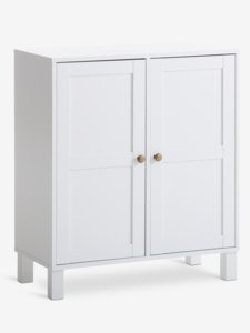 Armoire SKALS 2 portes blanc