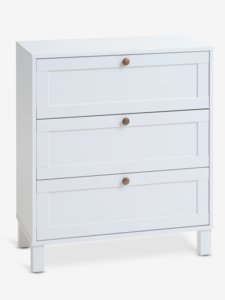 Armoire SKALS 3 tiroirs blanc