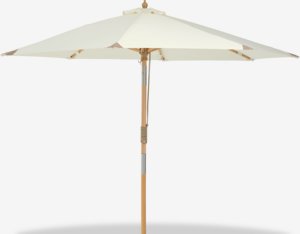 Parasol ogrodowy LEMVIG Ś300 naturalna biel