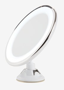 Kozmetično ogledalo VEDDIGE z LED Ø20xV22cm bela