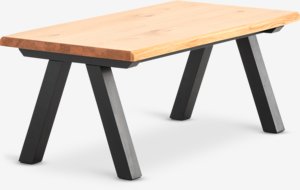 Stolik kawowy SANDBY 60x110 naturalny dąb/czarny