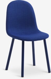 Dining chair EJSTRUP blue fabric