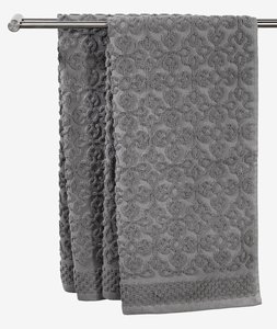 Bath towel STIDSVIG 70x140 grey KRONBORG