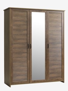 Šatníková skriňa MANDERUP 166x210 3 dvere f. divokého duba